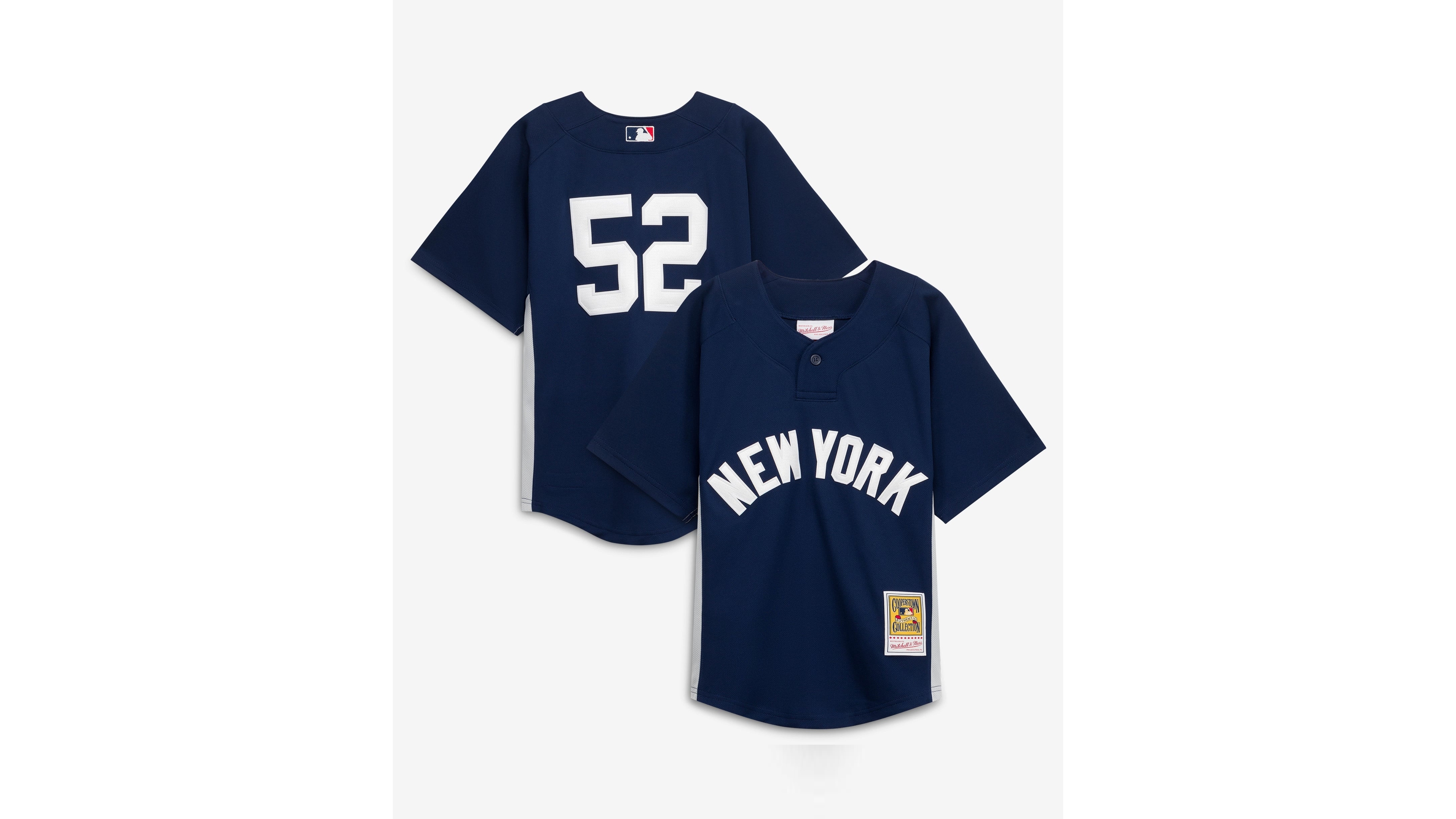 Mitchell & Ness Boys' and Girls' New York Yankees Cc Sabathia Mesh Batting Practice Jersey