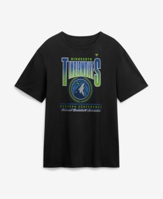 Men's Black Minnesota Timberwolves Oversized Graphics Swish T-Shirt