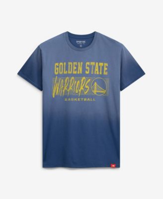 Men's and Women's Royal Golden State Warriors Bingham Sun-Fade T-Shirt