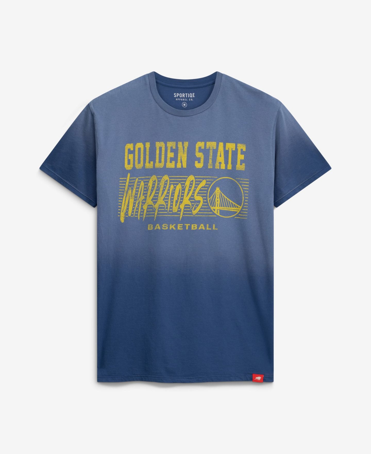 Футболка Sportiqe Royal Golden State Warriors Bingham Sun-Fade — фото 1