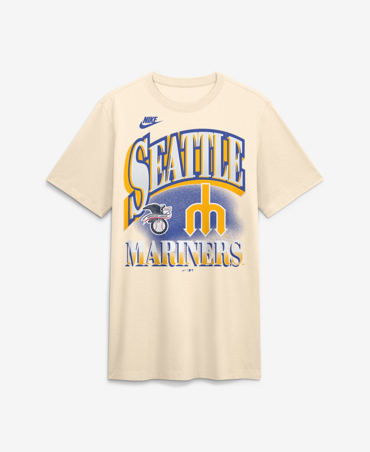 Nike Men's Seattle Mariners Cooperstown Retro Tri-Blend T-Shirt