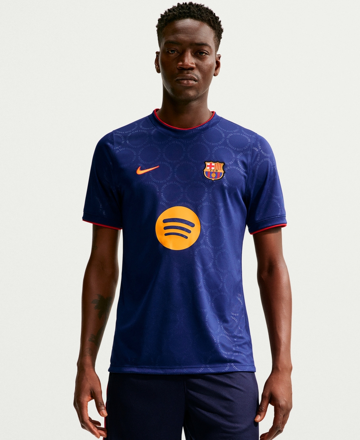 Nike Men's Barcelona 2026/27 Third Dri-fit Pre-Match Slim Fit T-Shirt