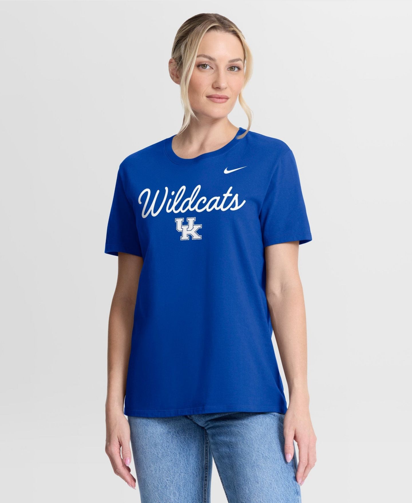 Женская футболка Nike Royal Kentucky Wildcats Script Mantra Logo — фото 1