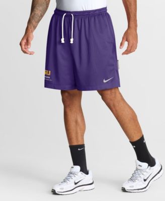 Men's LSU Tigers 2026 Sideline Standard Issue Reversible Dri-FIT Shorts, 6.2" to 6.8" Inseam