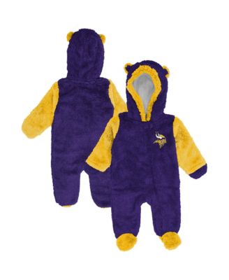 Baby Boys' and Girls' Stay Napping Minnesota Vikings Fleece Full-Zip Onesie