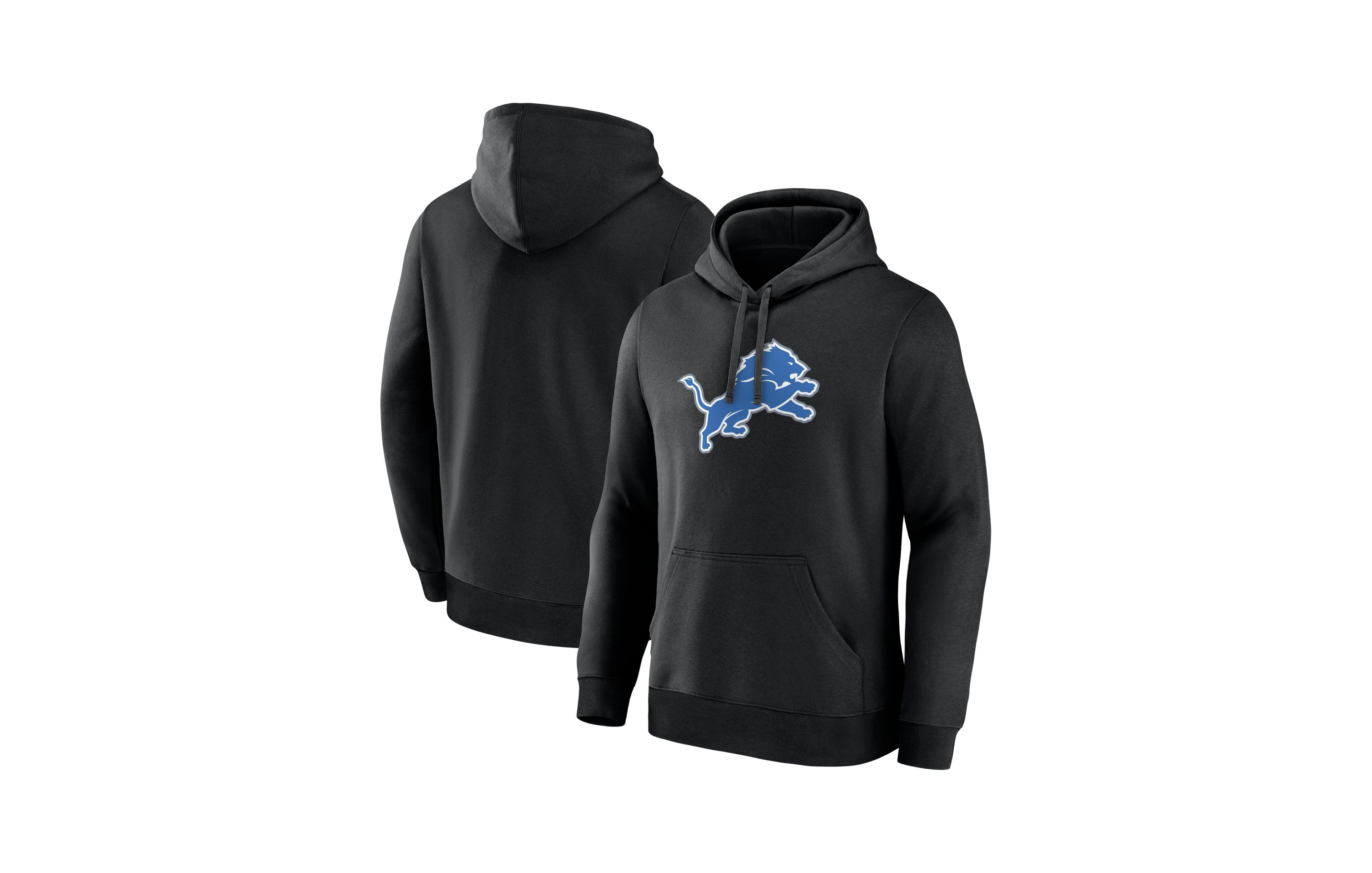 Logo Athletic Men's Detroit Lions Primary Hoodie