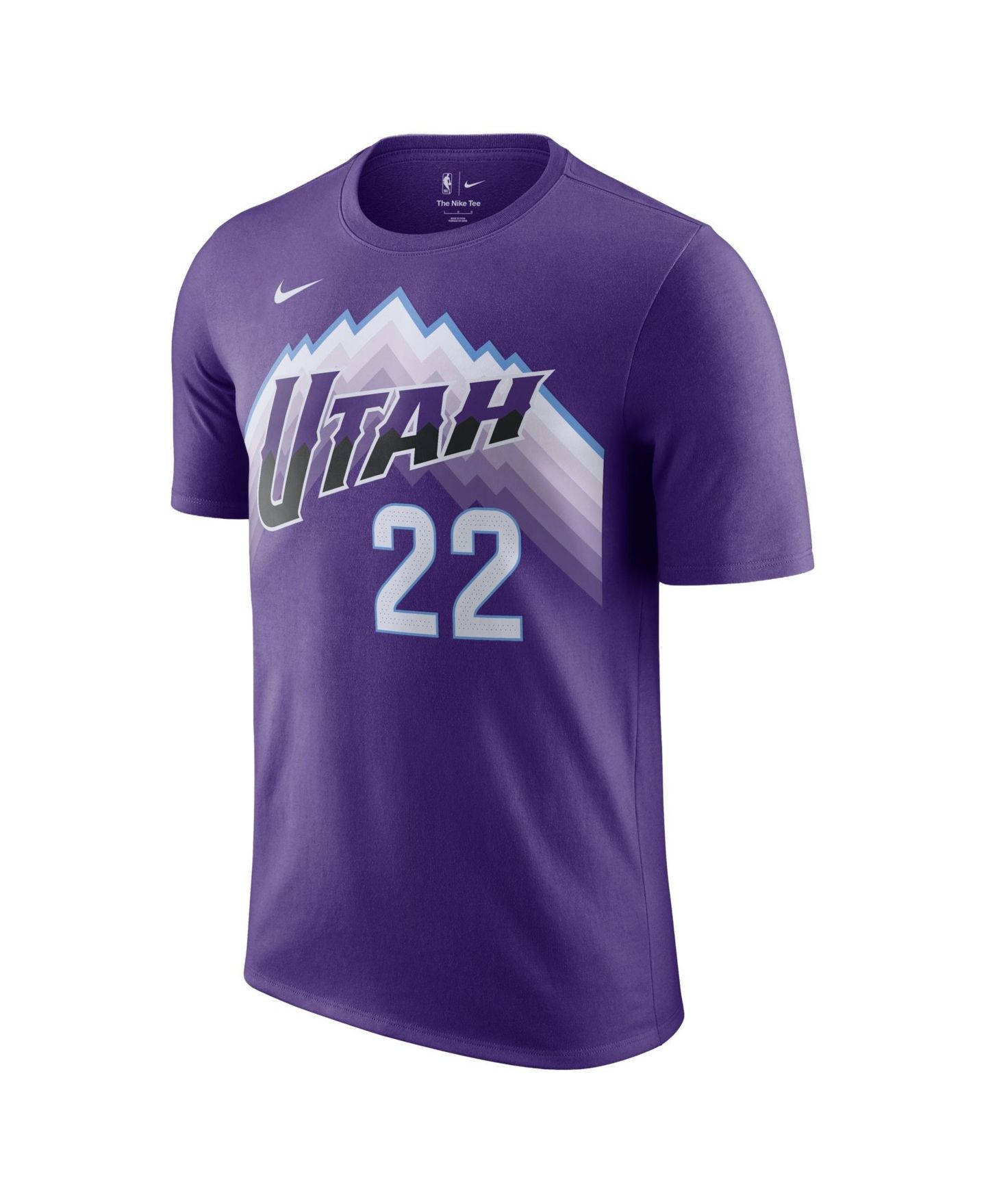 Футболка Nike Darryn Peterson Purple Utah Jazz Icon Edition Name & Number — фото 2