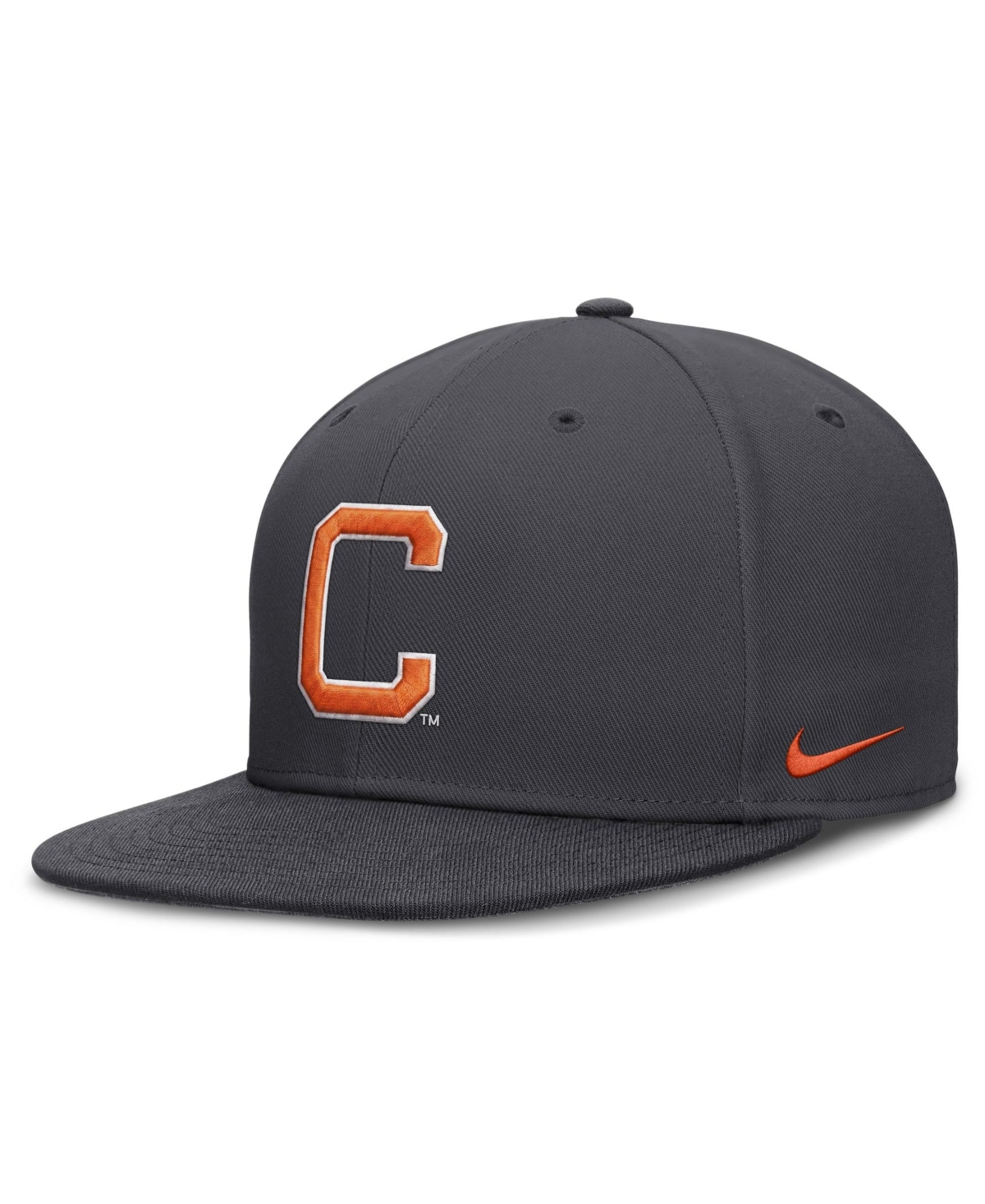 Nike Men's Clemson Tigers Fitted Flat-Bill Baseball Cap