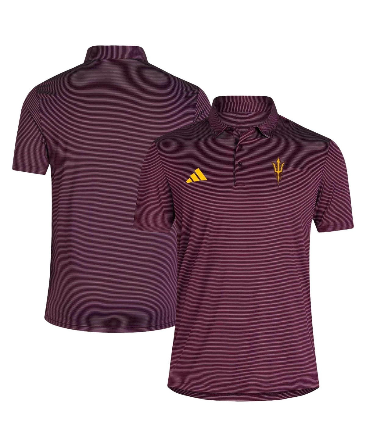 adidas Men's Arizona State Sun Devils Ultimate 365 Stripe Polo Shirt