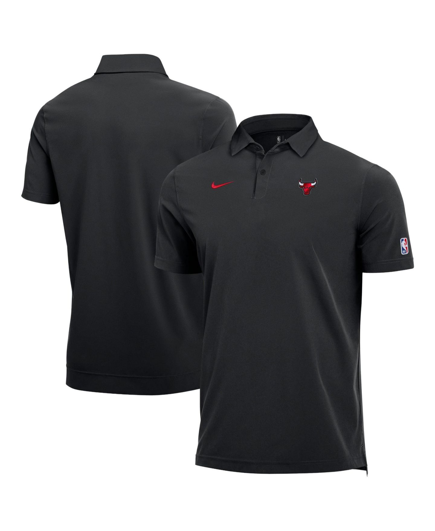 Мужское поло Nike Black Chicago Bulls 2026/27 Dri-FIT Coaches Polo Shirt — фото 1