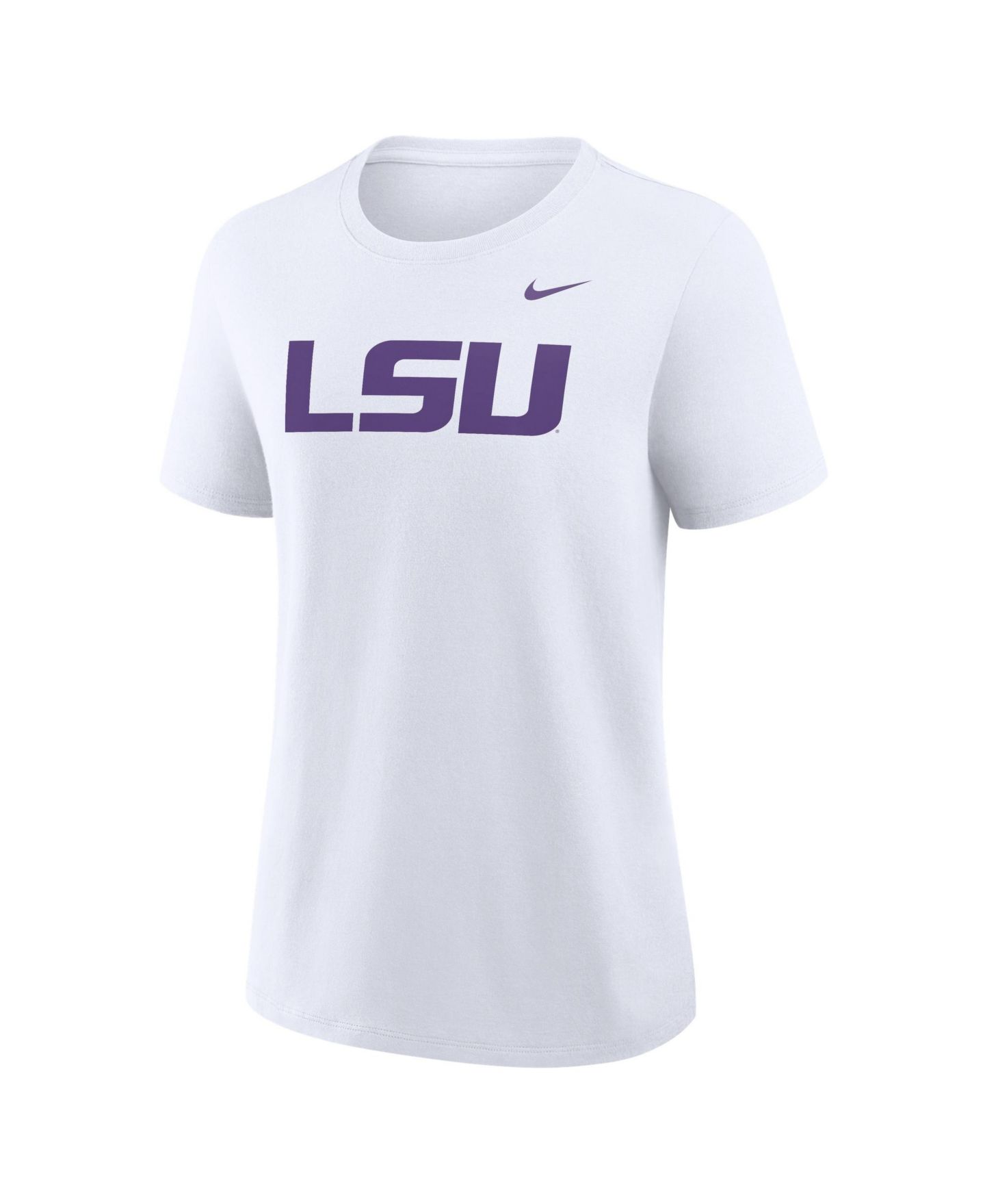 Женская футболка Nike White LSU Tigers Primary Logo — фото 2