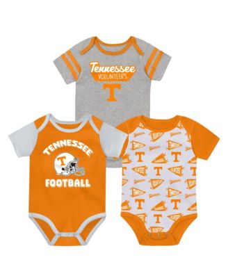 Baby Boys' and Girls' Tennessee Volunteers Star Player Screen-Print Three-Snap Bodysuit, 3-Piece Set