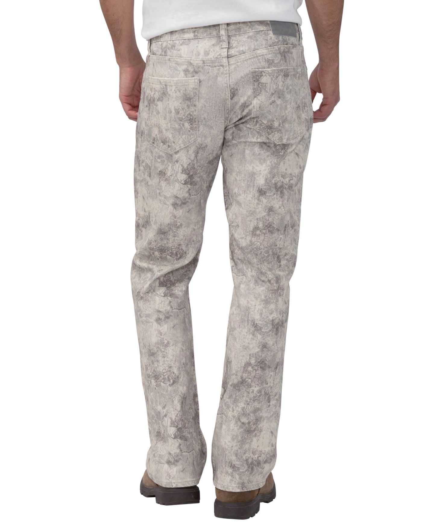 Мужские джинсы Silver Jeans Co. Zac Relaxed Straight-Leg, цвет: Distressed Tree — фото 4