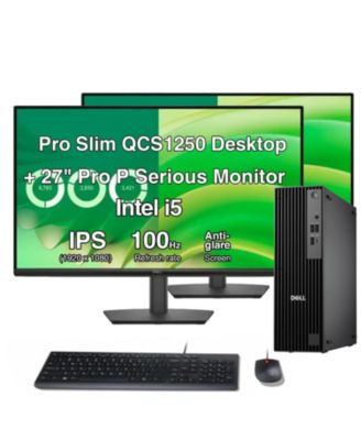 Pro Slim QCS1250 14th Gen i5-14500 24" Desktop, 2-Pack