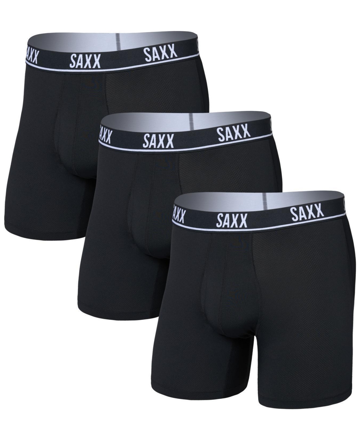 Saxx 3-pack Boxer Briefs In Red