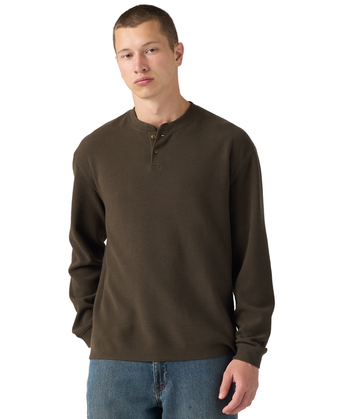 Levi's Men's Thermal Long-Sleeve Henley
