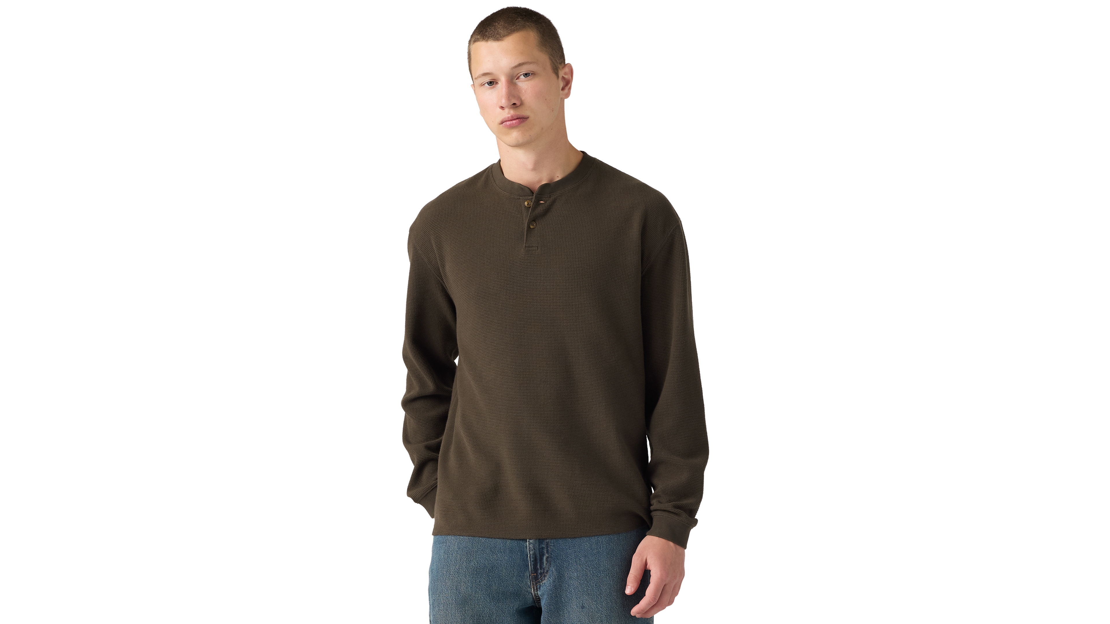 Levi's Men's Thermal Long-Sleeve Henley