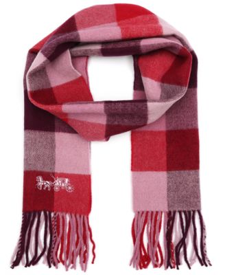 Women's Multicolored Check Muffler Scarf