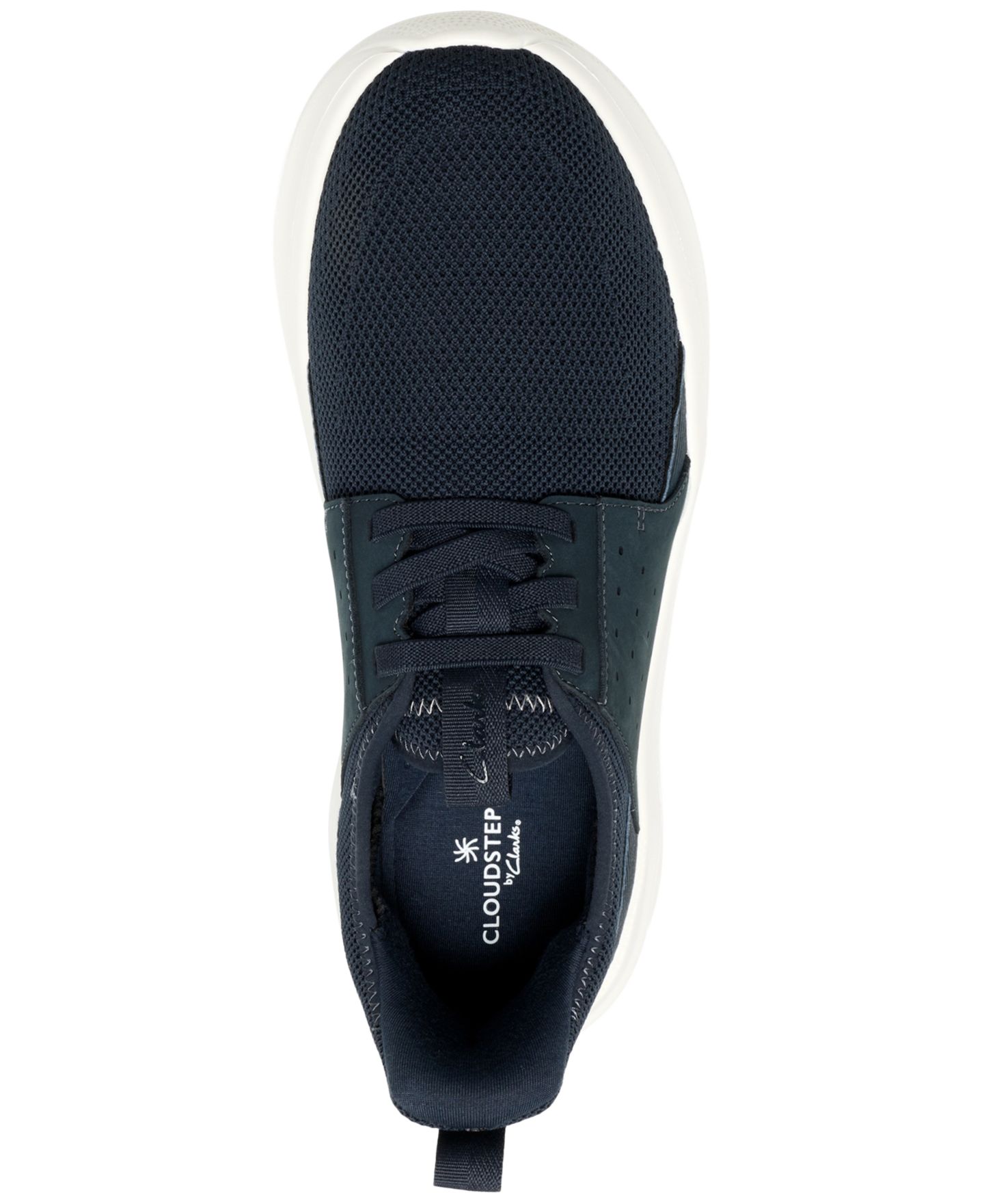 Мужские кроссовки Clarks Solevana Easy Cloud Steppers Low-Top Easy-On/Easy-Off, цвет: Тёмно-синий — фото 5