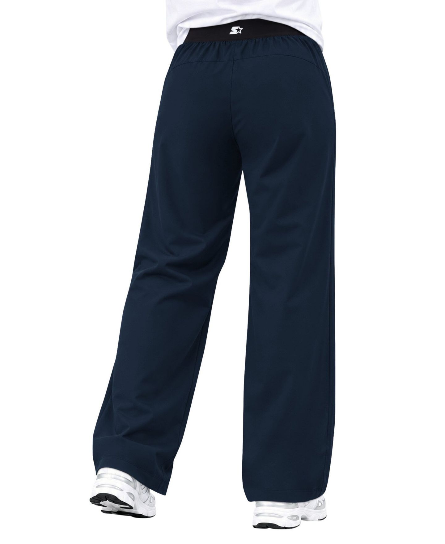 Женские брюки Starter Navy Seattle Seahawks Athleisure Wide-Leg — фото 2