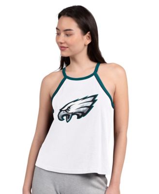 Women's White Philadelphia Eagles Redemption Win Slub Tank Top
