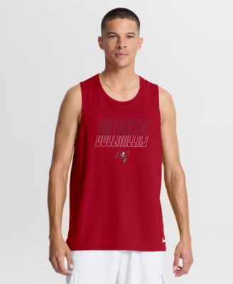 Men's Red Tampa Bay Buccaneers Kickoff Miler Dri-FIT Tank&iquest; Top