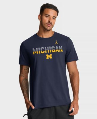 Men's Navy Michigan Wolverines Primetime Kinetic T-Shirt