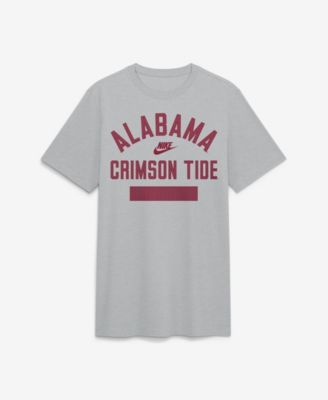 Men's Heather Gray Alabama Crimson Tide Arch Wordmark Legacy Tri-Blend T-Shirt