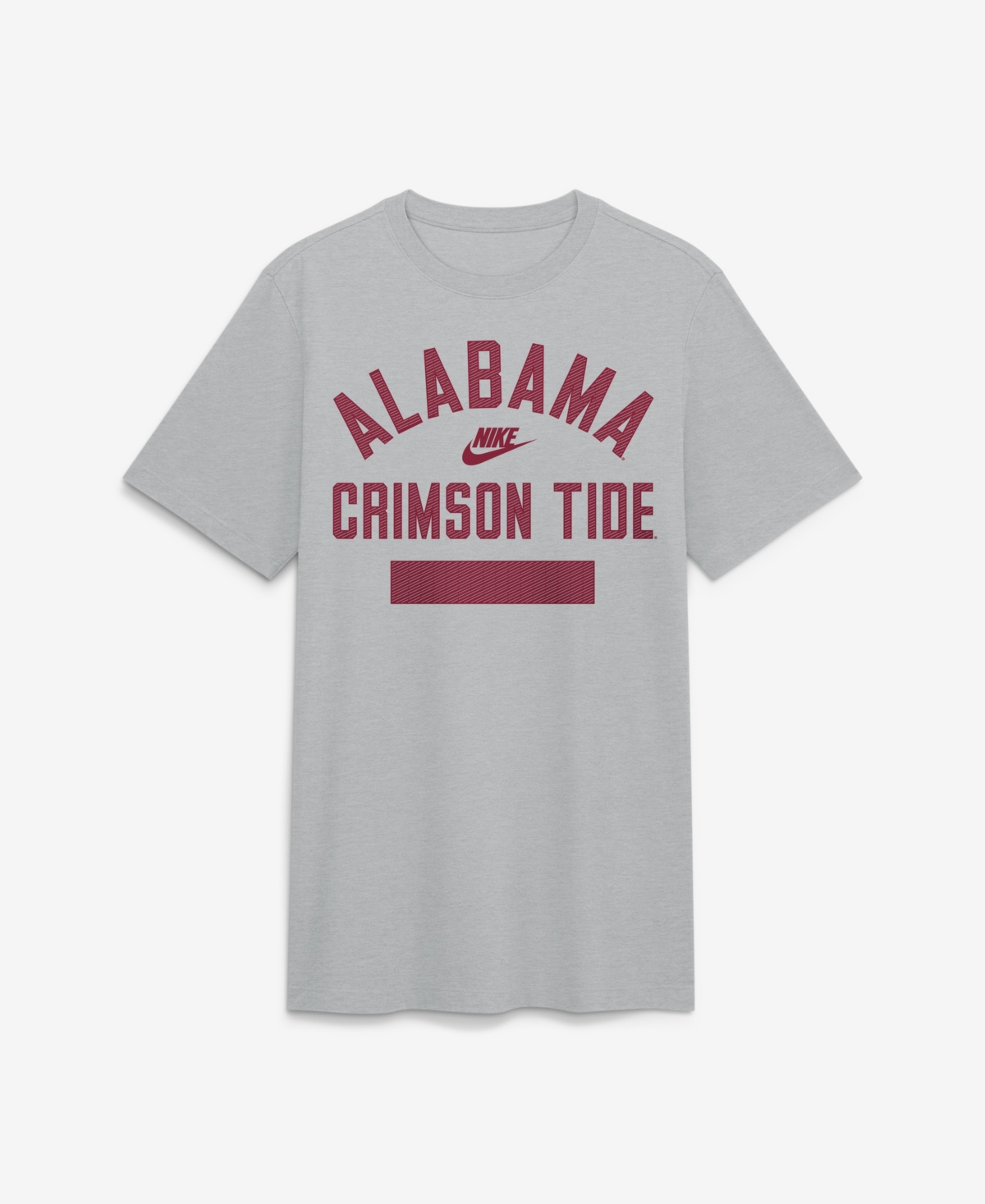 Nike Men's Heather Gray Alabama Crimson Tide Arch Wordmark Legacy Tri-Blend T-Shirt