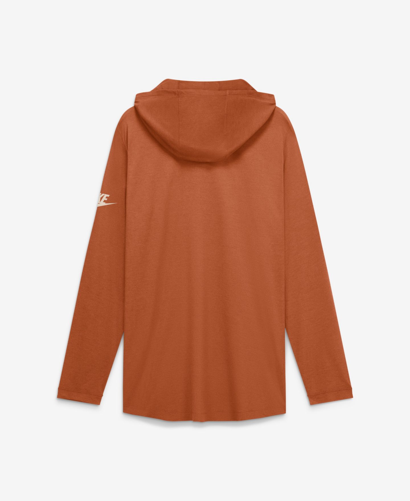Мужская футболка Nike Texas Orange Texas Longhorns Legacy Arch Tri-Blend Long Sleeve Hooded — фото 2