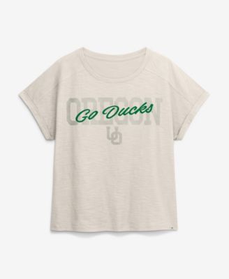 Women's Natural Oregon Ducks Hometown Premium Oversized Boxy T-Shirt