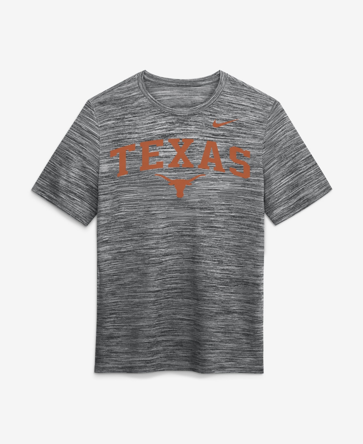 Nike Men's Anthracite Texas Longhorns Primetime Arch Logo Velocity Dri-fit T-Shirt