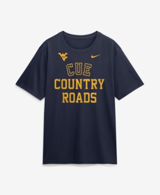 Men's Navy West Virginia Mountaineers Primetime Arch Mantra Legend Dri-FIT T-Shirt