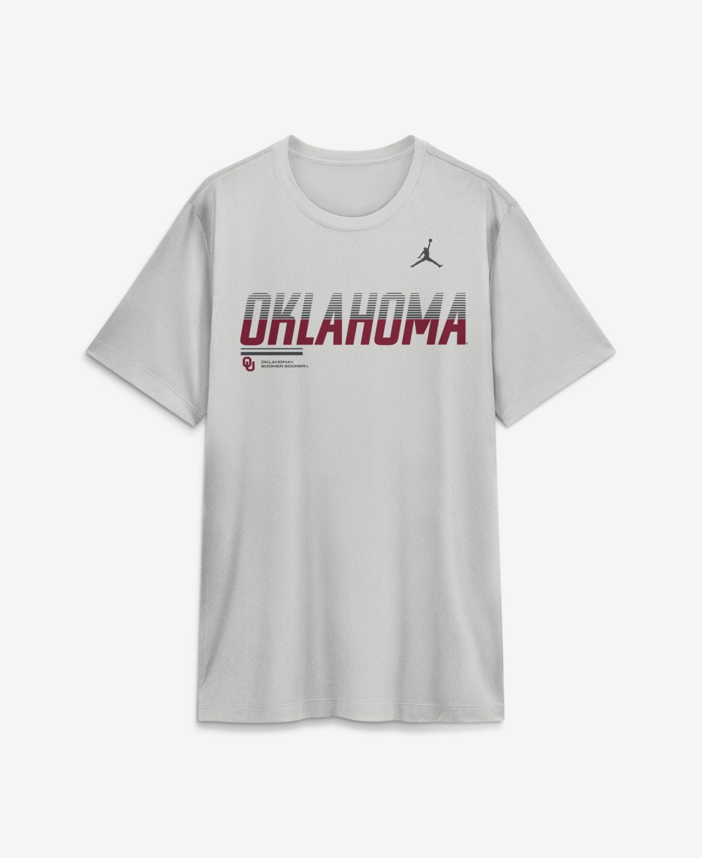 Мужская футболка Jordan Gray Oklahoma Sooners Sideline Legend Dri-FIT — фото 5
