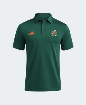 Men's Green Miami Hurricanes Ultimate 365 Solid Polo shirt