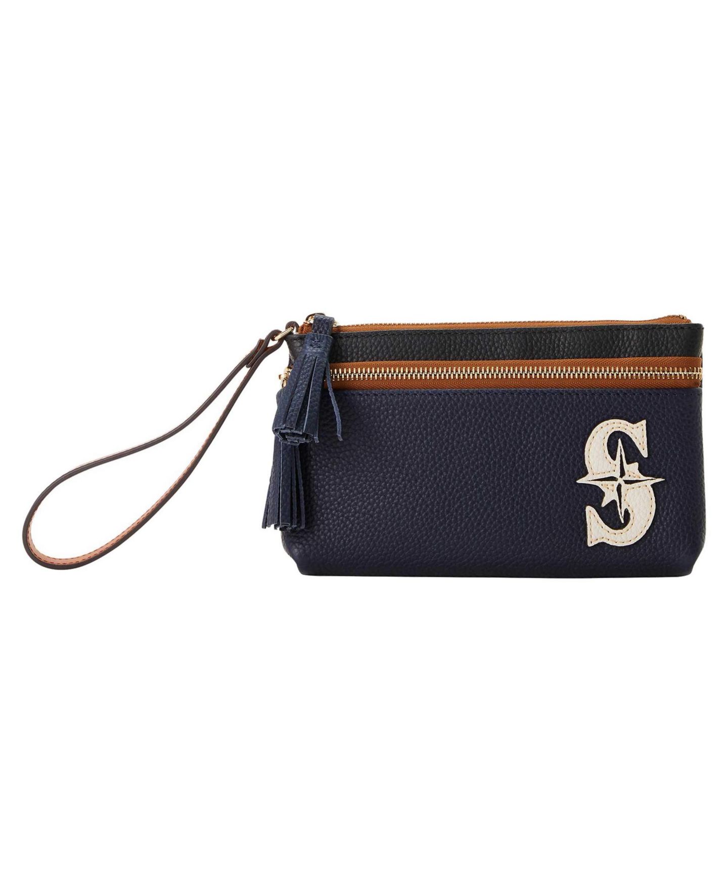 Женская сумка Dooney & Bourke Seattle Mariners Infield Double-Zip Wristlet — фото 3