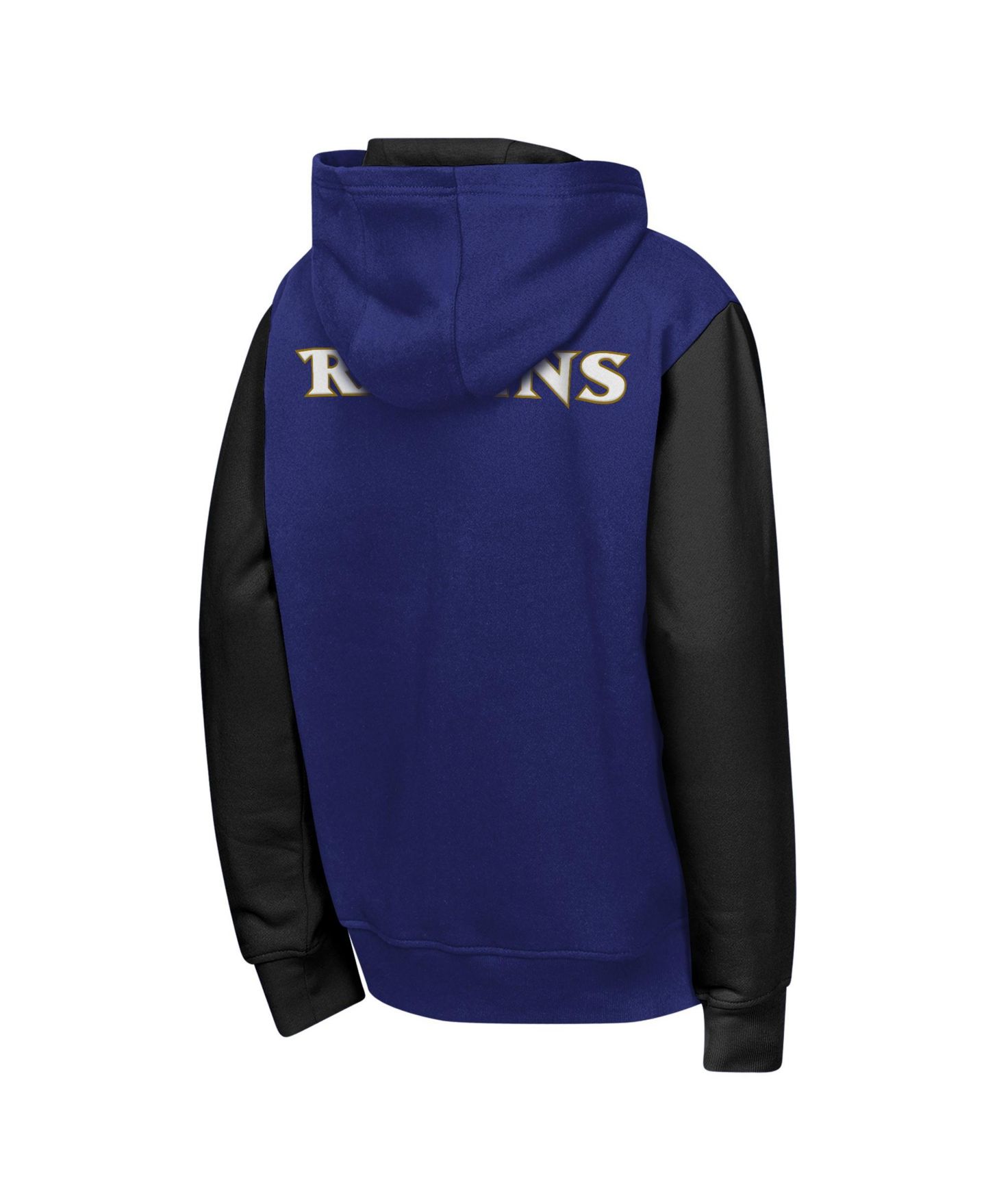Детское худи Outerstuff Purple Baltimore Ravens Stadium Colorblock Full-Zip — фото 2