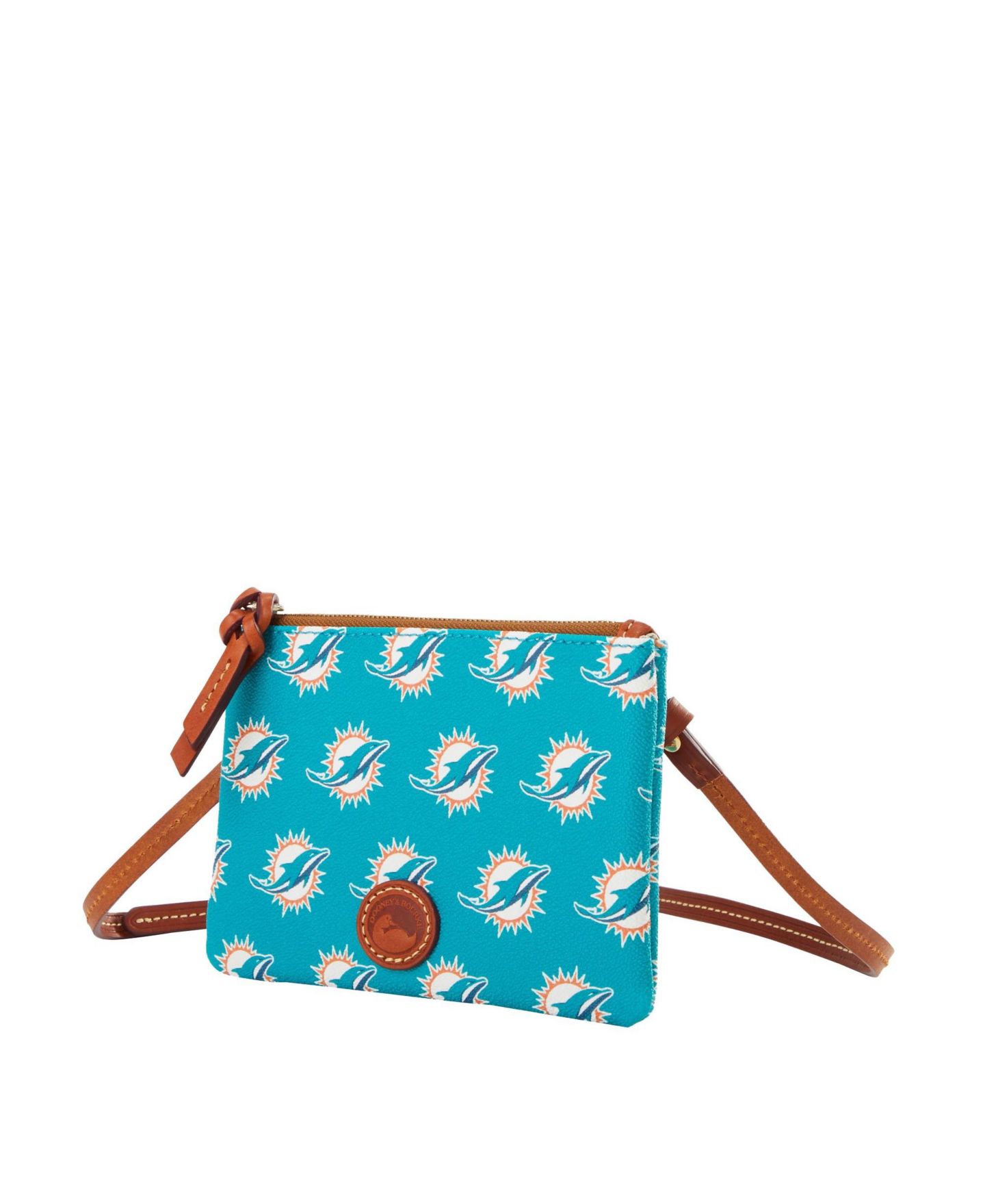 Женская сумка Dooney & Bourke Miami Dolphins Top Zip Crossbody — фото 4