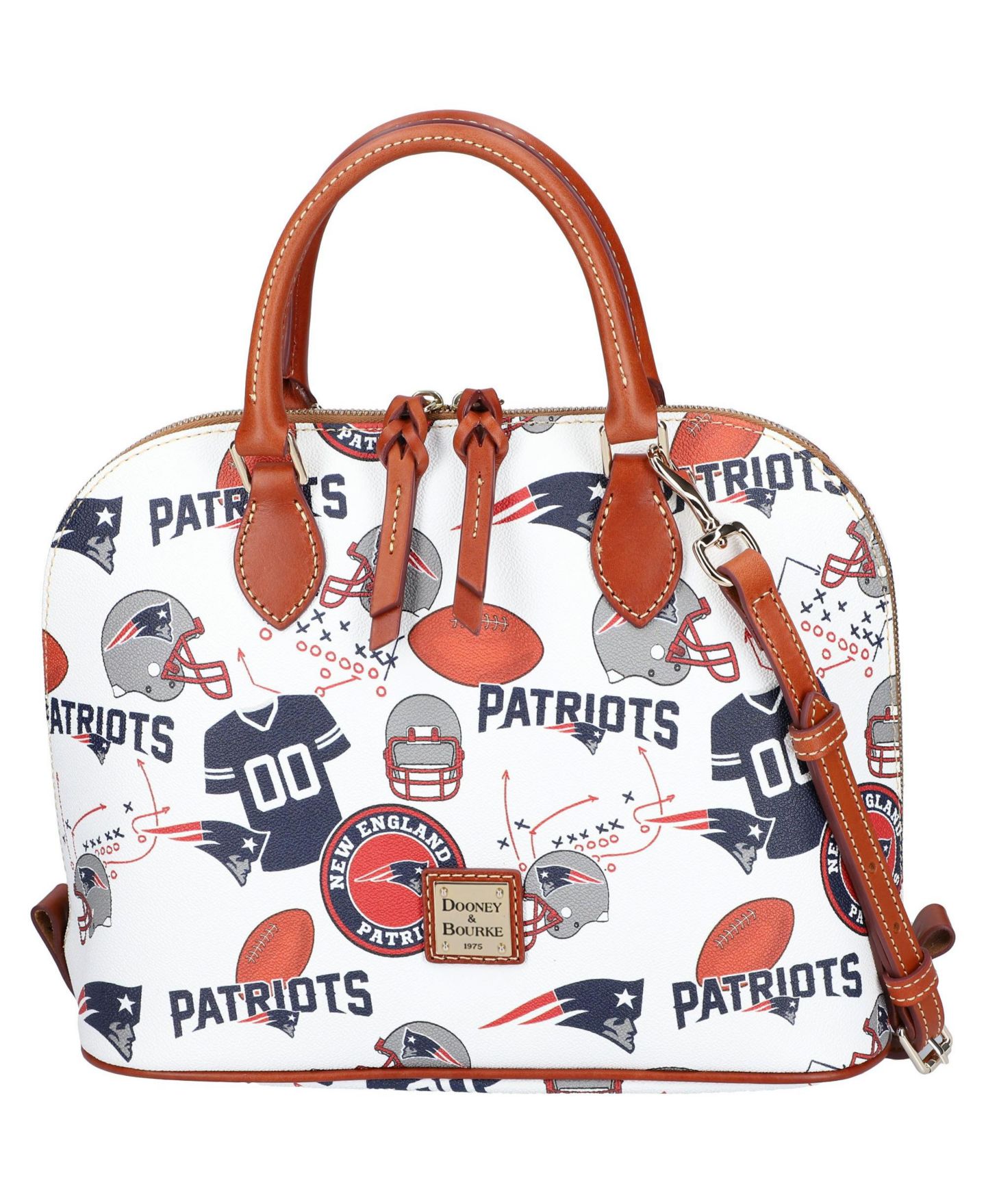 Женская сумка Dooney & Bourke New England Patriots Gameday Zip Satchel — фото 3