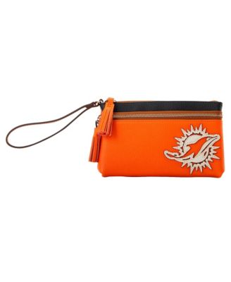 Miami Dolphins Infield Double-Zip Wristlet