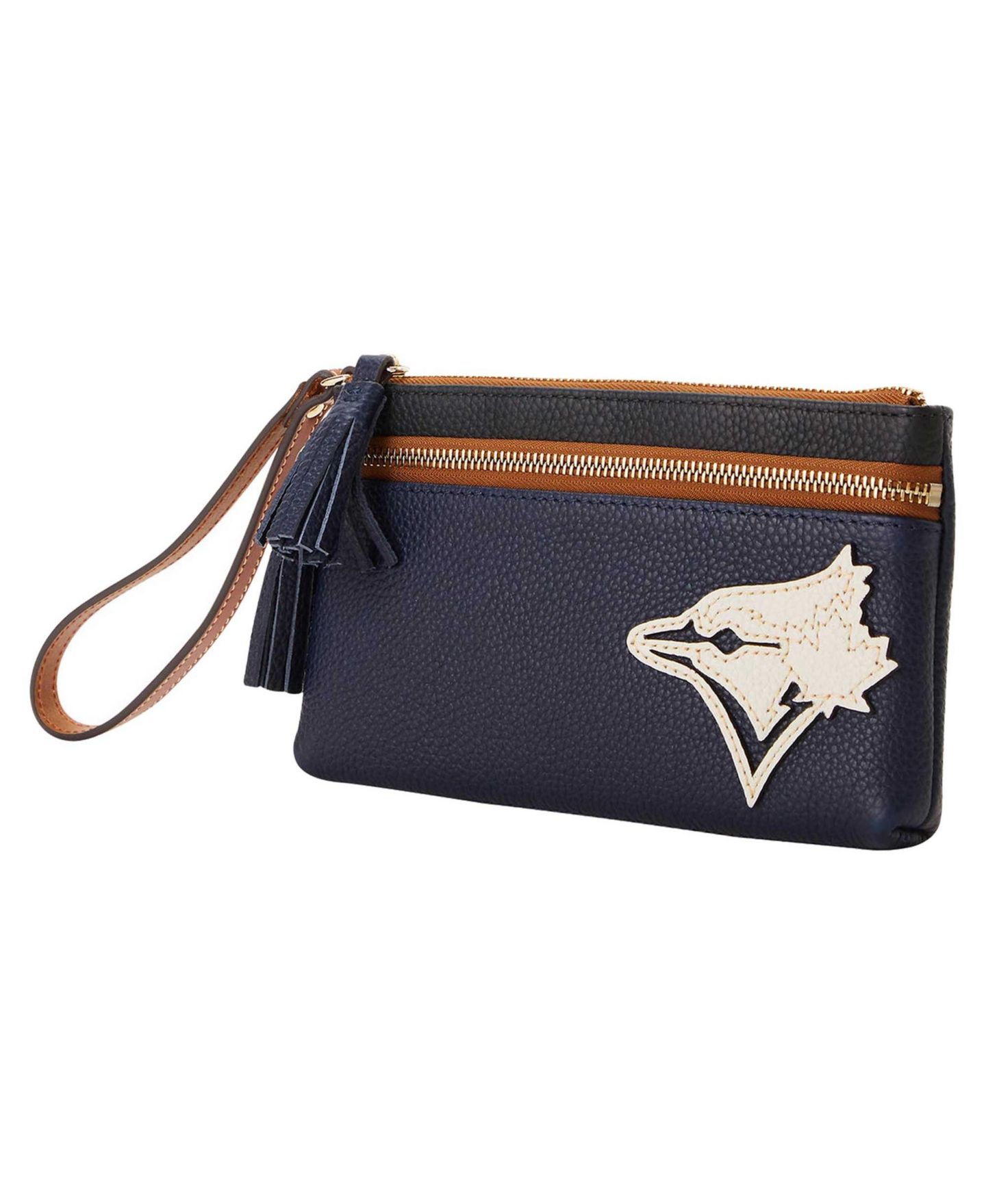 Женская сумка Dooney & Bourke Toronto Blue Jays Infield Double-Zip Wristlet — фото 1