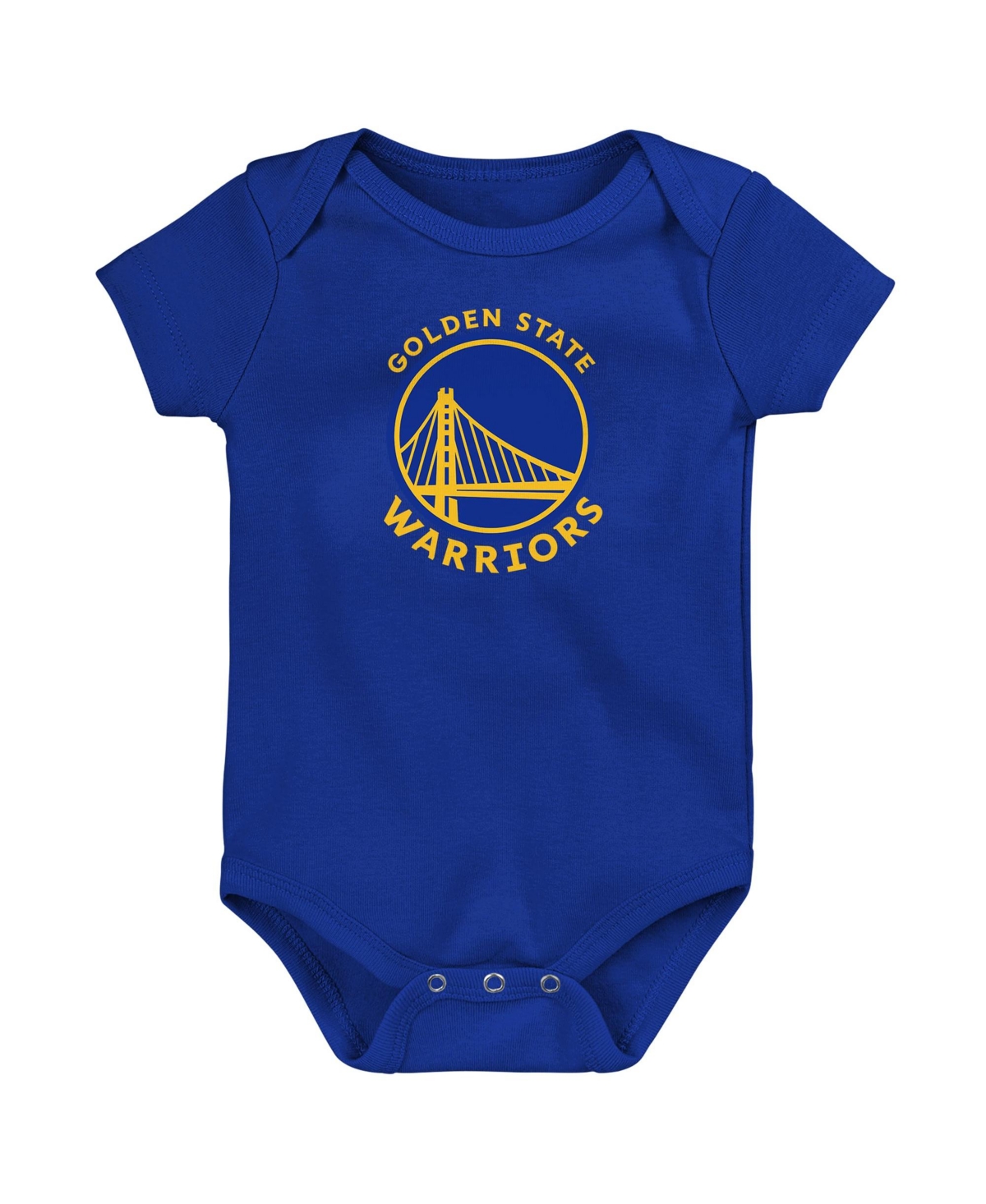 Outerstuff Baby Boys and Girls Royal Golden State Warriors Primary Logo Bodysuit