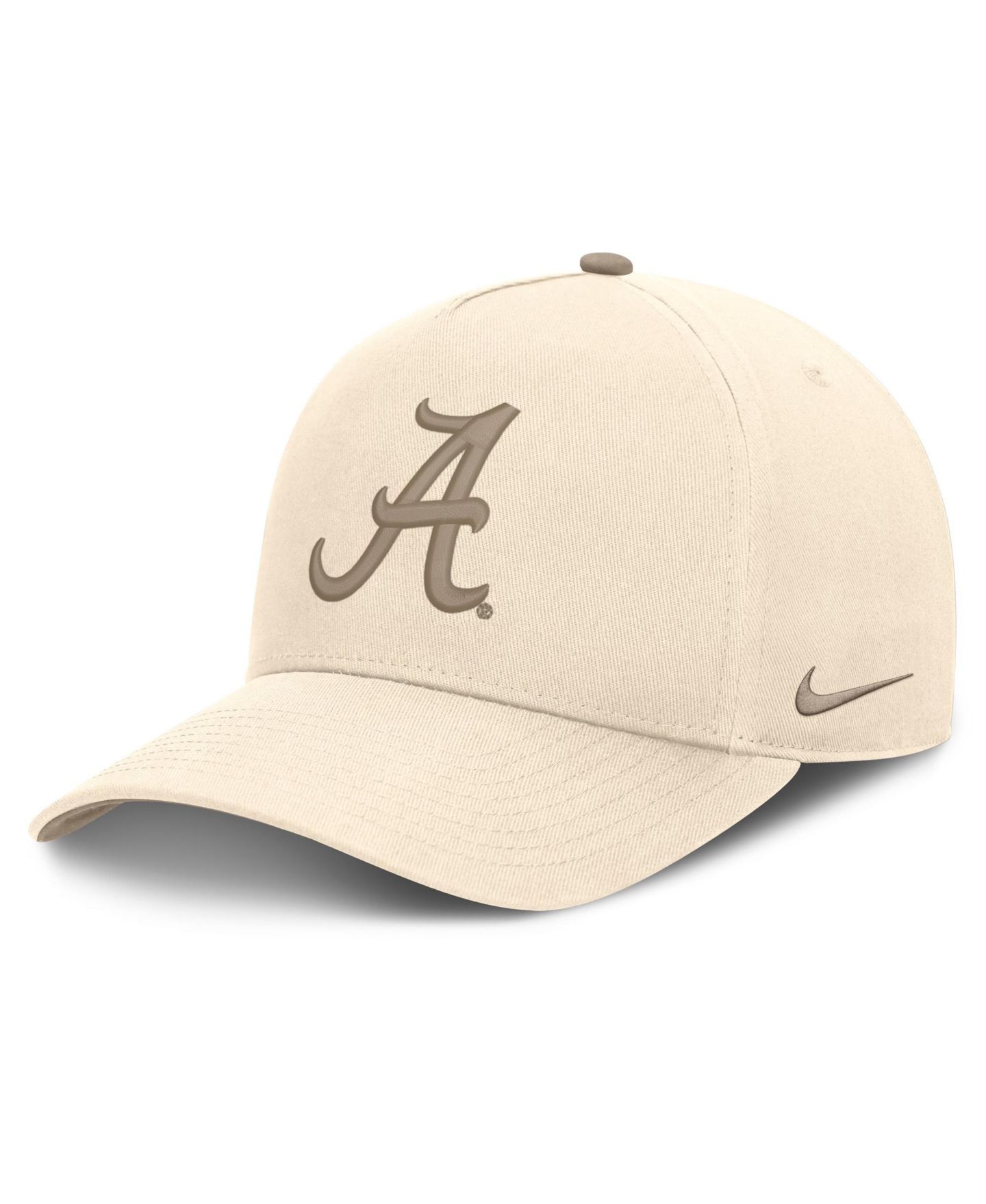 Мужская кепка Nike Natural Alabama Crimson Tide Rise Adjustable Hat — фото 1