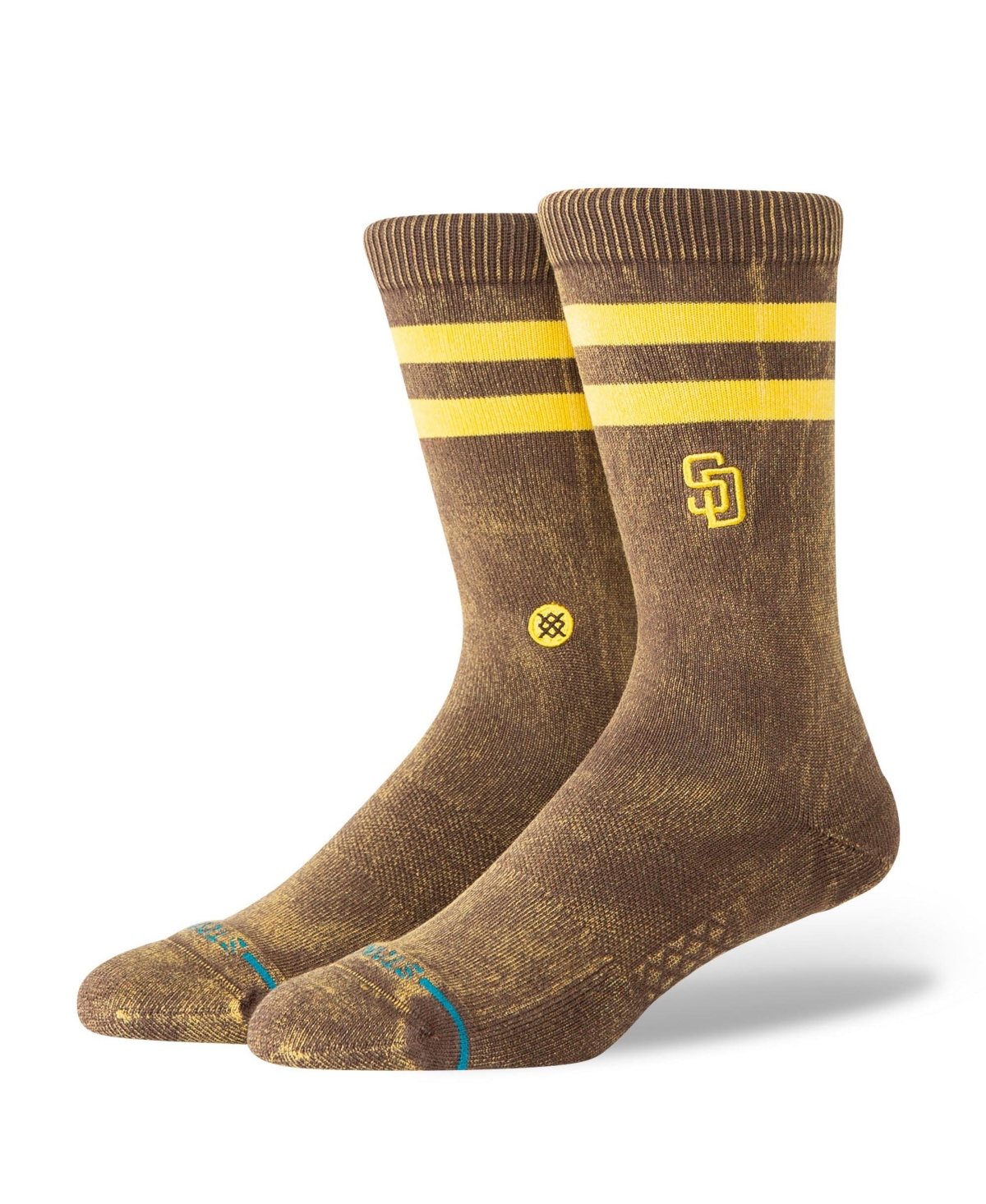Stance Men's And Women's Brown San Diego Padres Rotation Crew Socks
