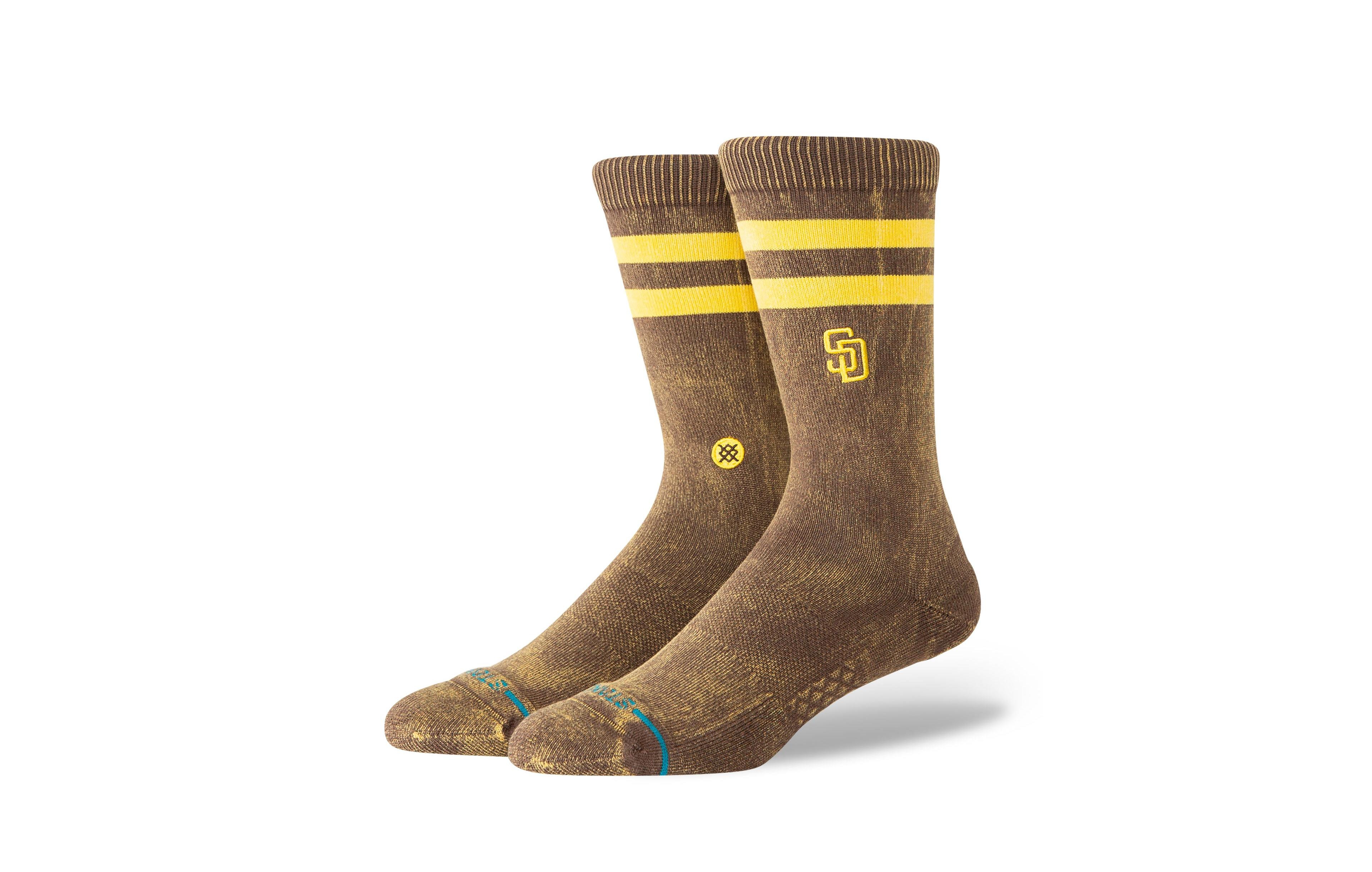 Stance Men's and Women's Brown San Diego Padres Rotation Crew Socks