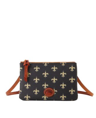  New Orleans Saints Top Zip Crossbody Bag