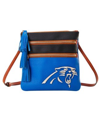 Carolina Panthers Infield Triple Zip Crossbody Purse