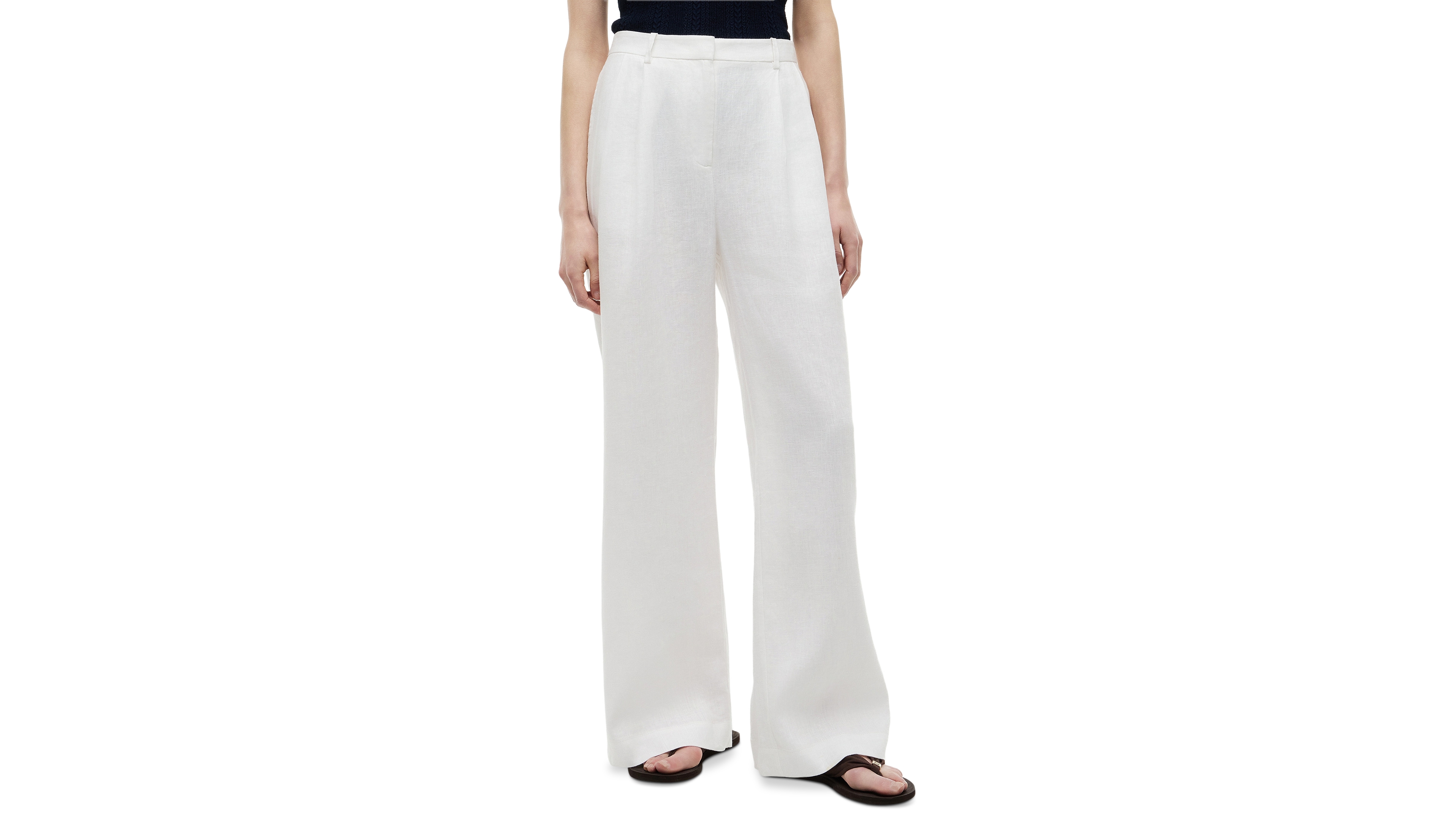 Tommy Hilfiger Women's High-Waisted Wide-Leg Tailored Pants