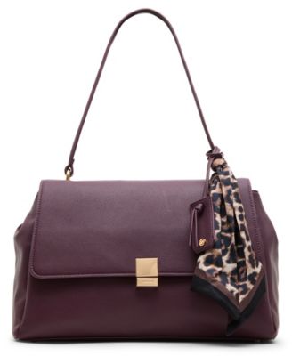 Medium Gold-Tone Scarf Shoulder Handbag