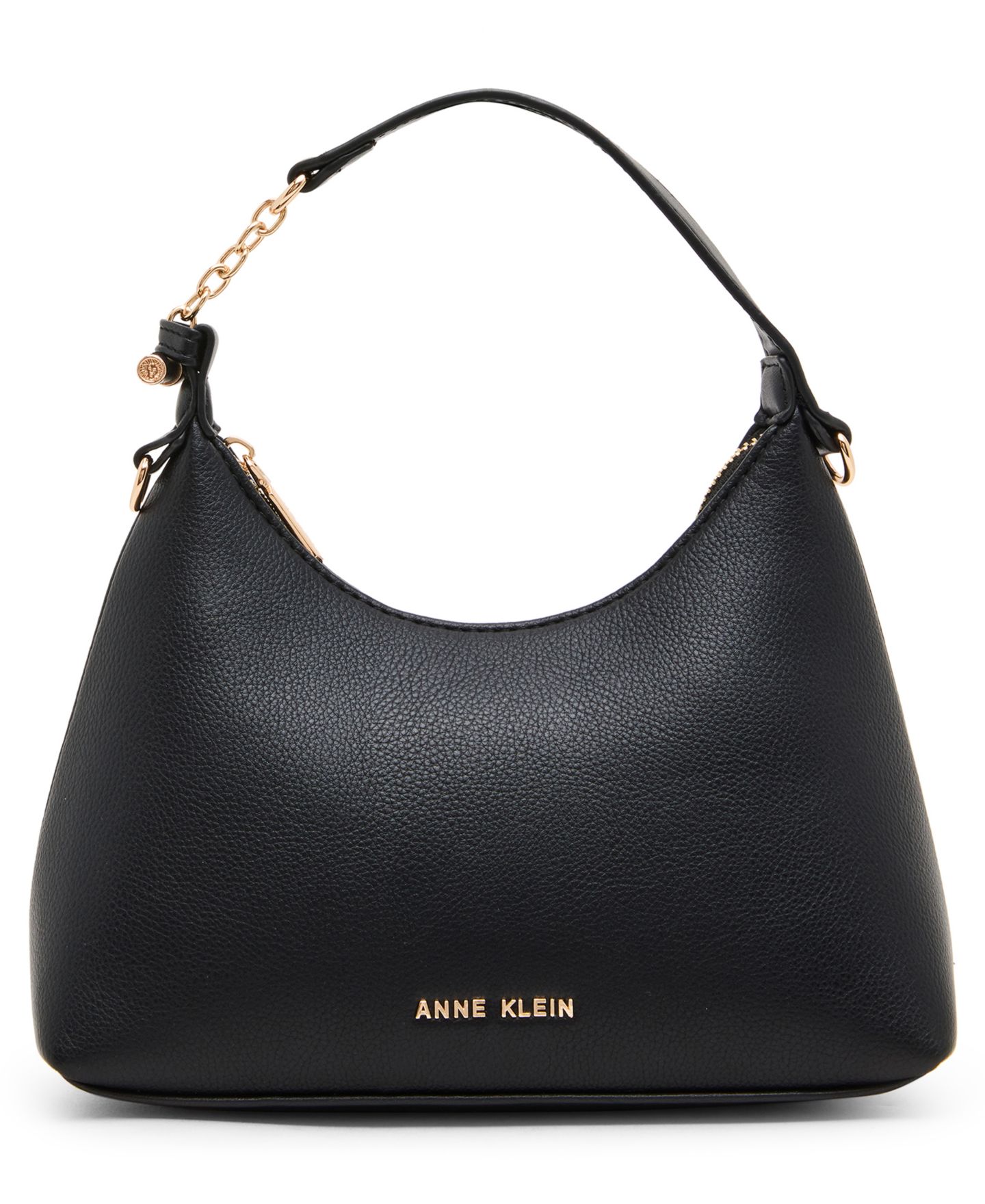 Женская сумка Anne Klein Small Toggle Convertible Strap Hobo, цвет: Чёрный — фото 2
